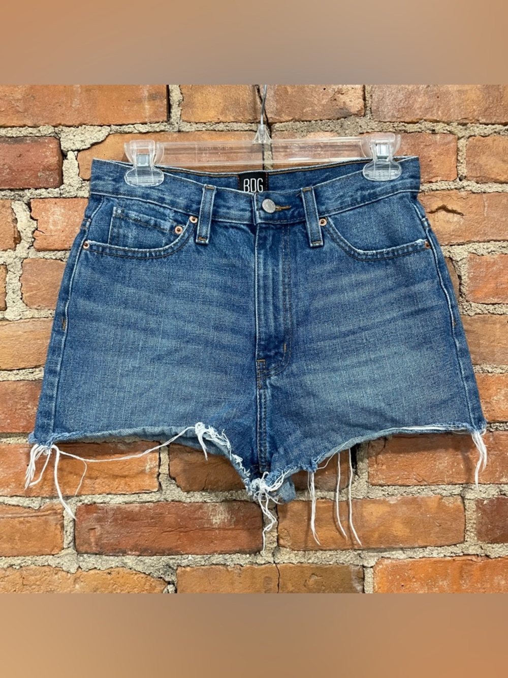 Women’s Urban Outfitters BDG Raw Hem Denim Shorts | Size 27 | Look New